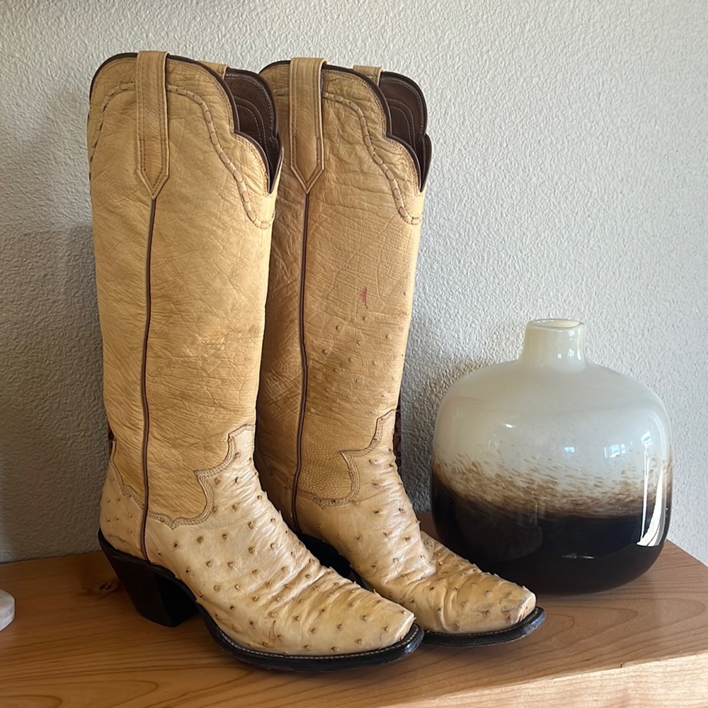 PAUL BOND Spokane Boot, full ostrich